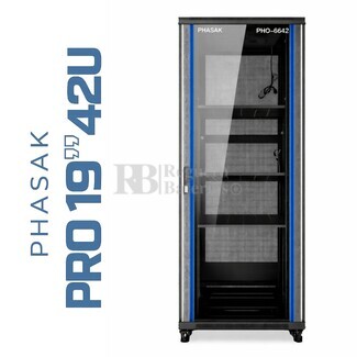 Armario Rack 42U 600x600 | Phasak Pro PHO-6642 19 In
